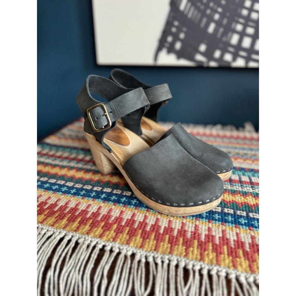 Bryr Clogs Emma High Heel - Coal - size 37